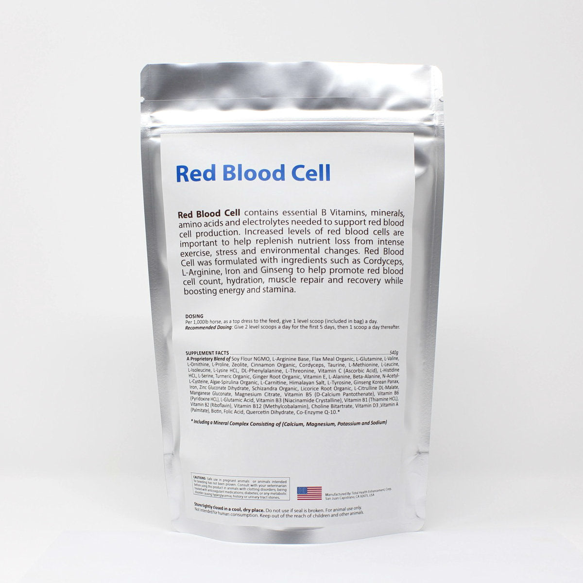red blood cell supplement for horses